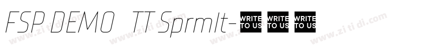 FSP DEMO   TT Sprmlt字体转换